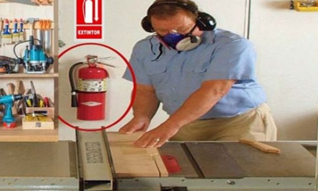 Cómo identificar y prevenir posibles incendios en la carpintería y qué hacer en caso de un incendio.